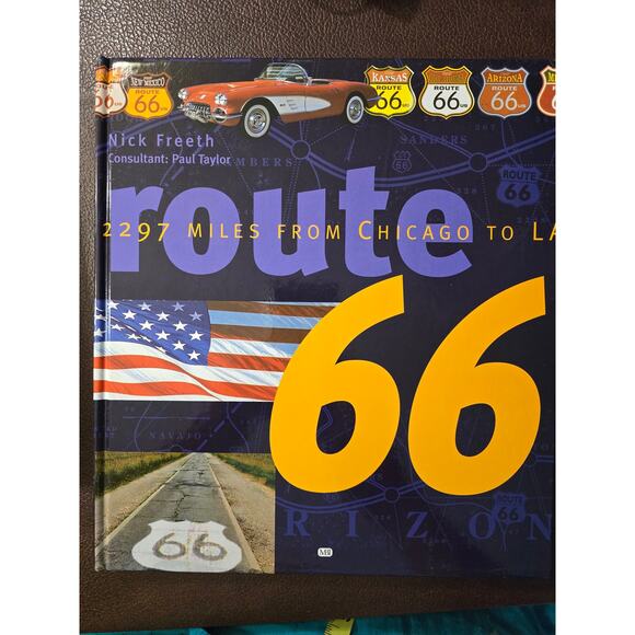RT 66 2297 Miles from Chicago to LA by Nick Freeth Good condition - Picture 9 of 15